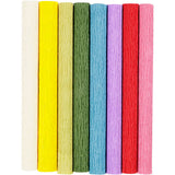 Crep paper standard colors, 8 sheets