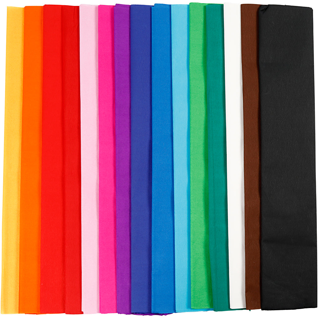 Creativ Company Crepe Papier - Basic Colors, 15 ..