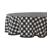 Wicotex tafelzeil rond ruit zwart - 160cm