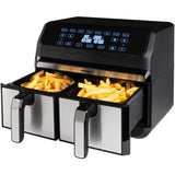 Inventum hot air fryer gf800hld double 2x 4l black 1700w