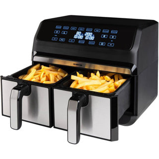 Inventum hot air fryer GF800HLD double 2x 4l black 1700W