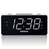 Lenco clock radio LED display