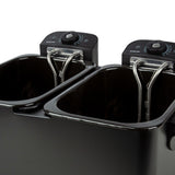 Inventum deep fryer double 2x2.5 liters black 1800 watts