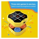Giiker tic-tac-toe varžtų žaidimas – geltona
