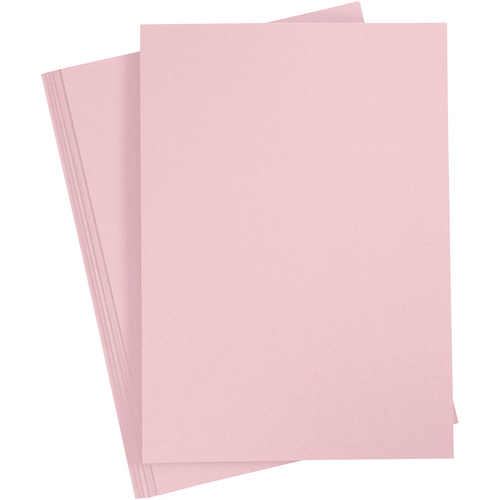 Creativ company cardboard, a4, sheet 210x297 mm, 210 g, pink, 10 sheets 1 box
