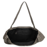 Beagles shopper pied de poule zwart