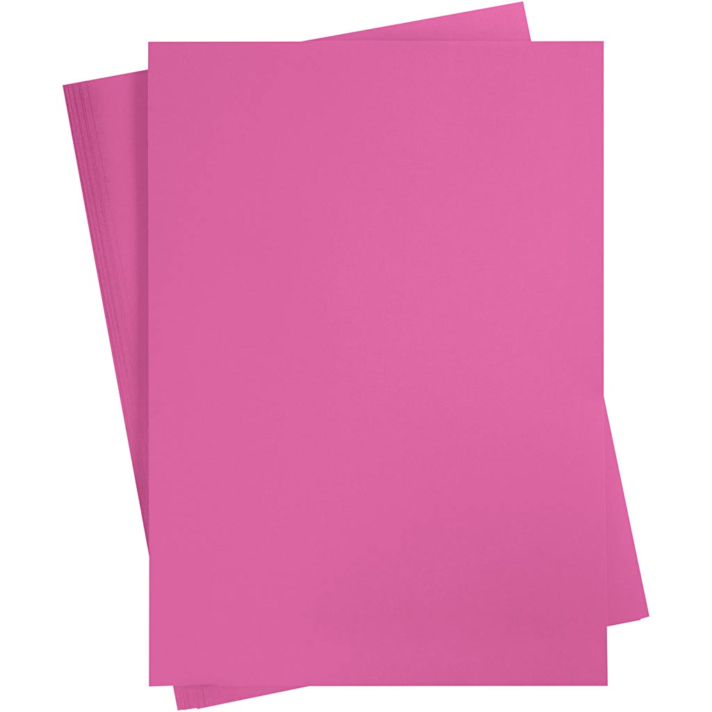 Creativ company gekleurd karton, a2, vel 420x594 mm, 180 gr, roze, 100 vel 1 doos