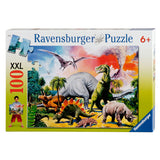 Uganka Ravensburgerja med Dino -jevim 100 XXL