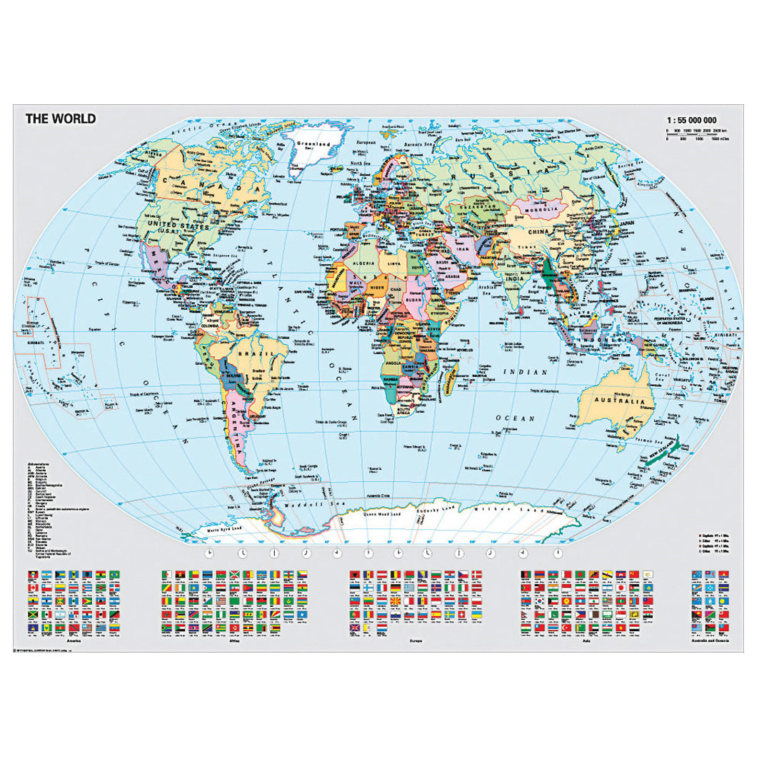 Ravensburger politesche Weltkaart 1000st.