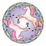 Mini diseñador de mandala - caballos