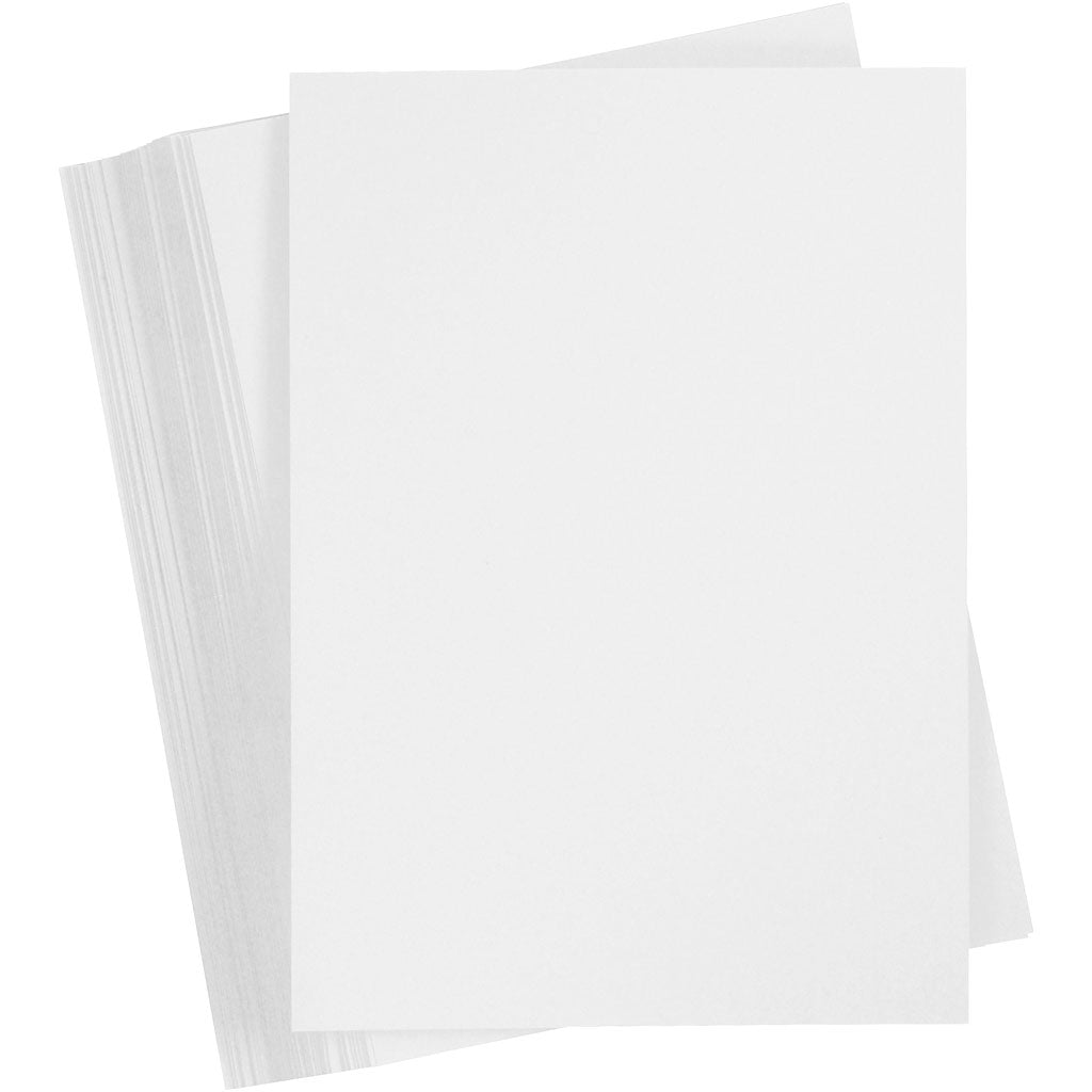 Creativ company gekleurd karton, a5, vel 148x210 mm, 180 gr, wit, 200 vel 1 doos