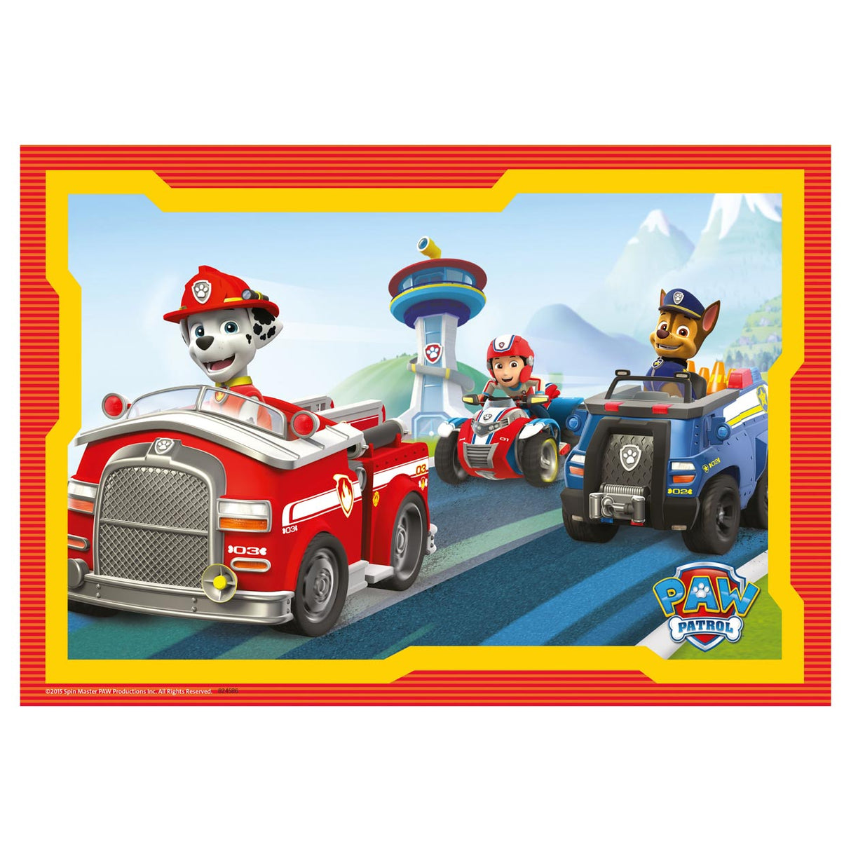 Ravensburger Paw Patrol Puzzle - Paw Patrol in Action, 2x12st.