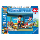 Ravensburger paw patrol puzzel - hulpvaardige speurneuzen, 2x24st.