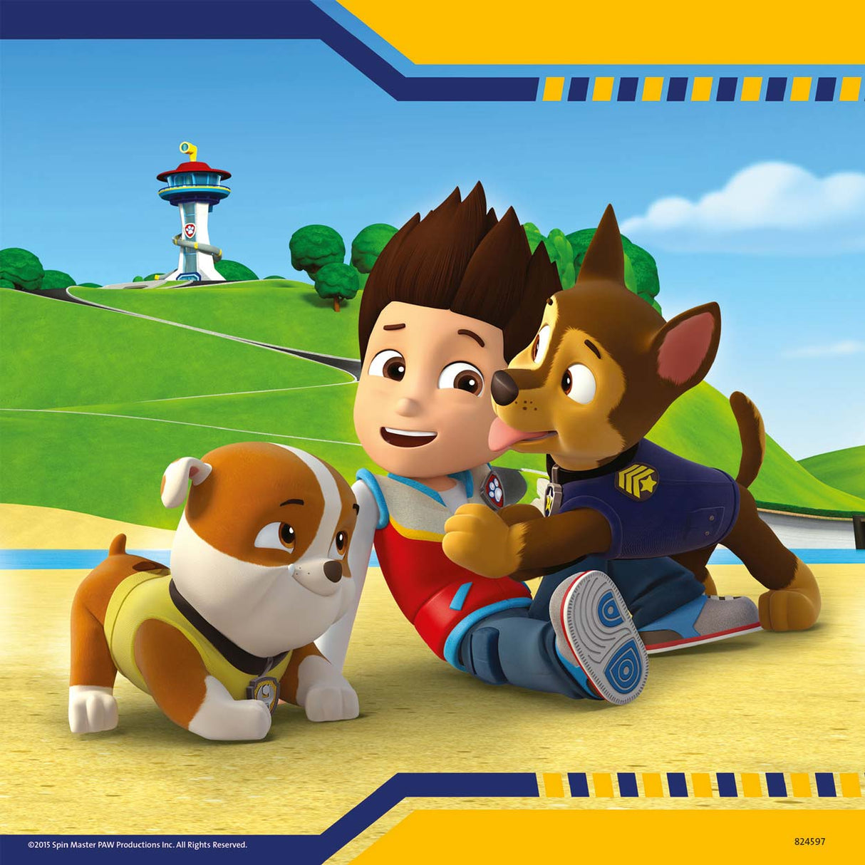Ravensburger Paw patrouilléieren Puzzle - Helden mat Pelz, 3x49st.
