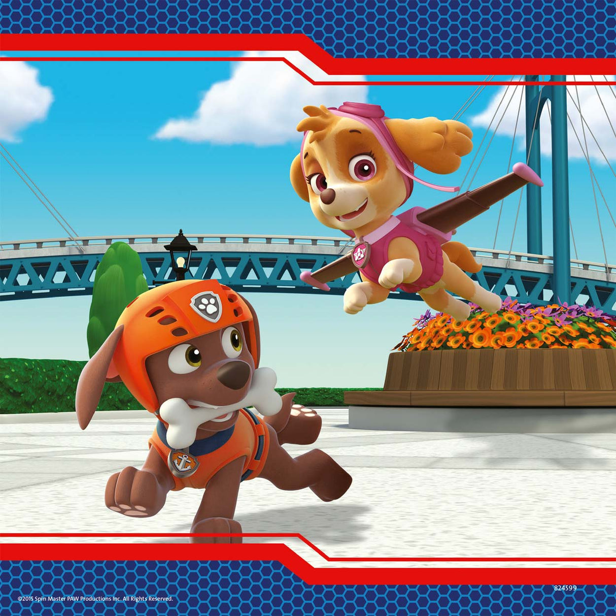 Ravensburger Paw Patrol Puzzle - Héroes con pelaje, 3x49st.