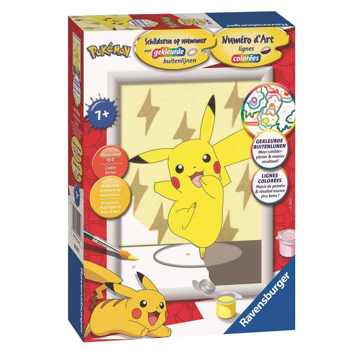 Ravensburger Molerei vun der Zuel Pikachu