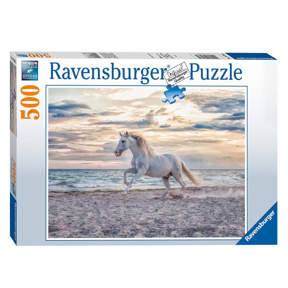 Ravensburger Caballo en las piernas de la playa Rompecabezas 500 °.