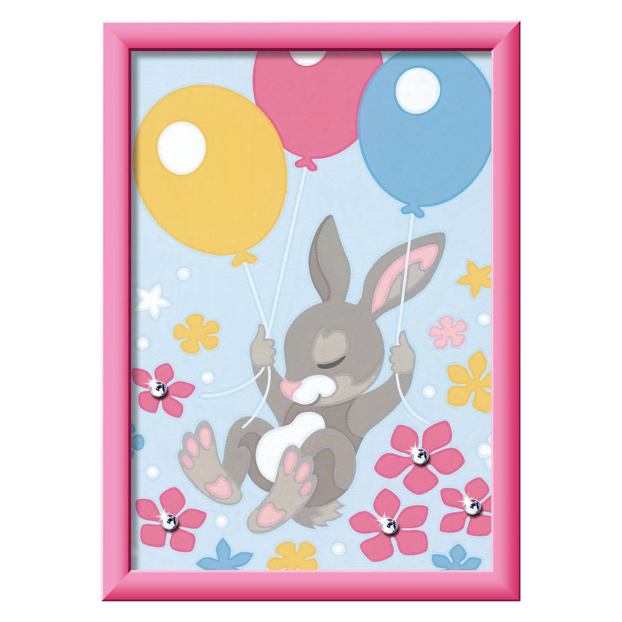 Ravensburger Painting by number rabbit with glitter