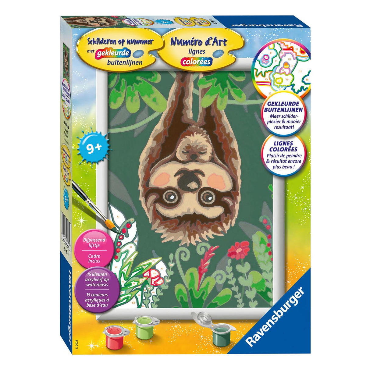 Ravensburger Painting by number sloth