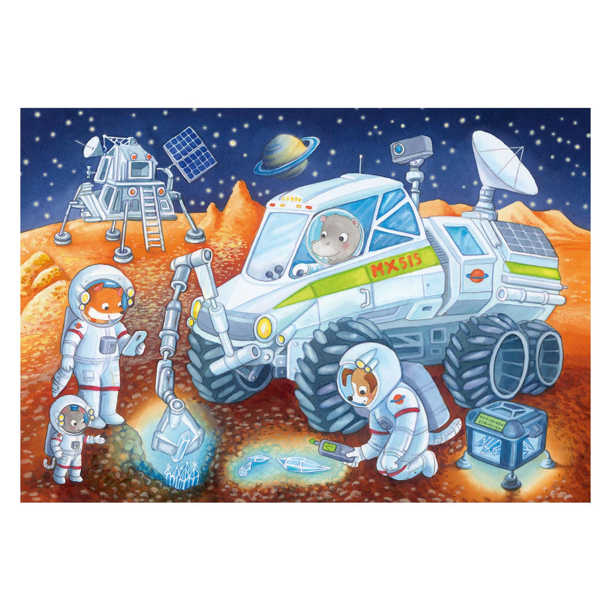 RAVENSBURGER - PUZZLE TROVER genom rummet 2x24 stycken