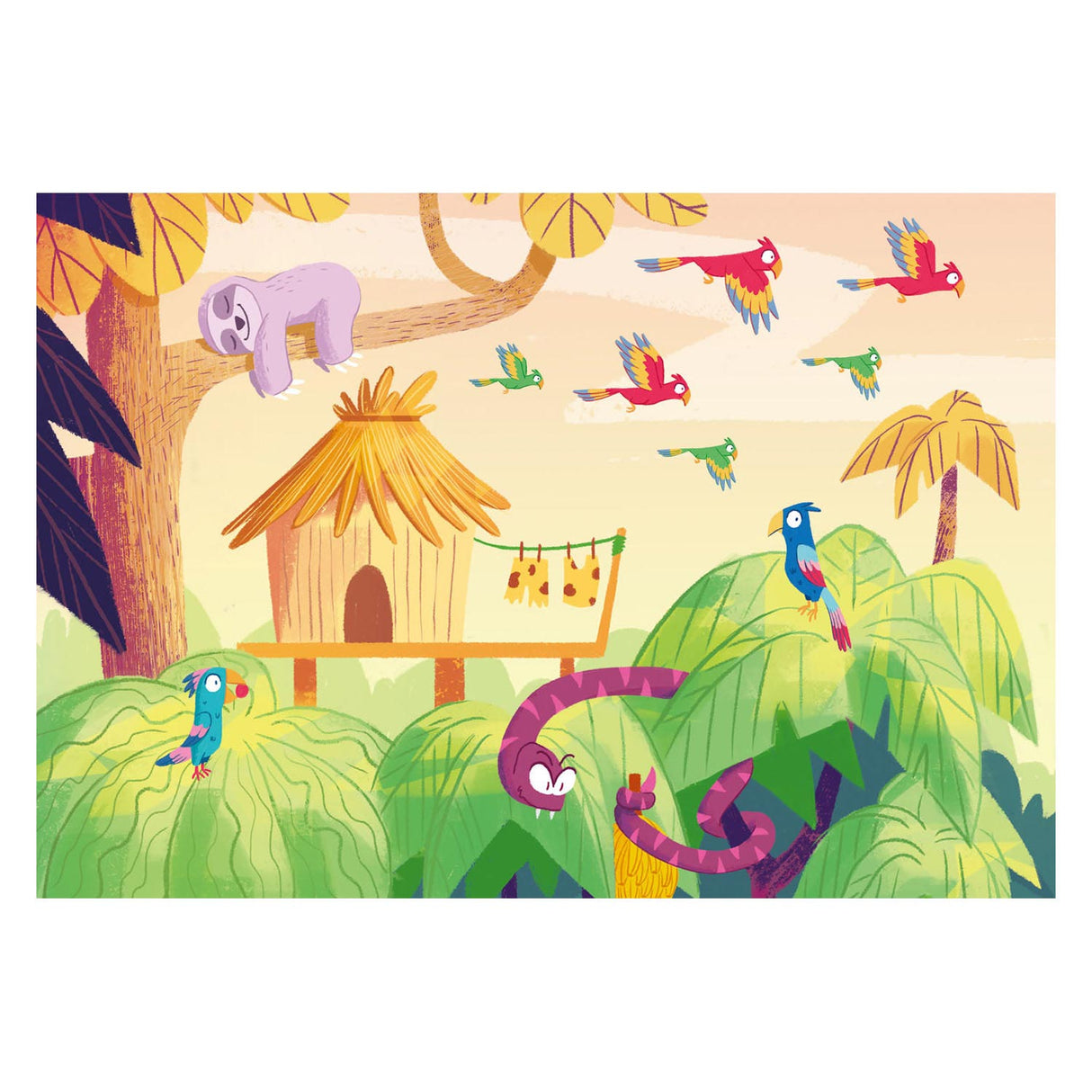 Ravensburger - Puzzle - Jungle Adventure 2x24 pieces