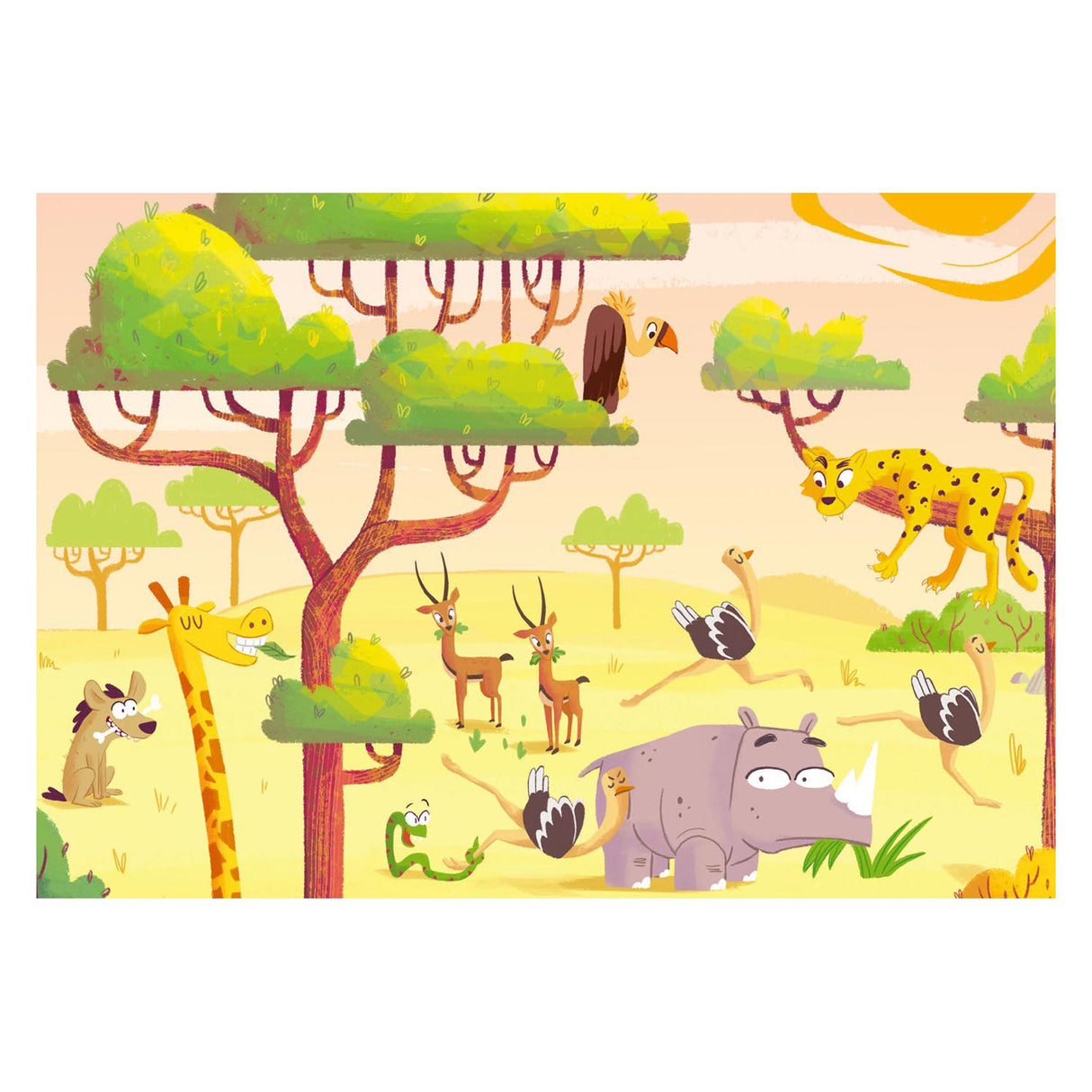 Ravensburger - Puzzle - Safari Time 2x24 pieces