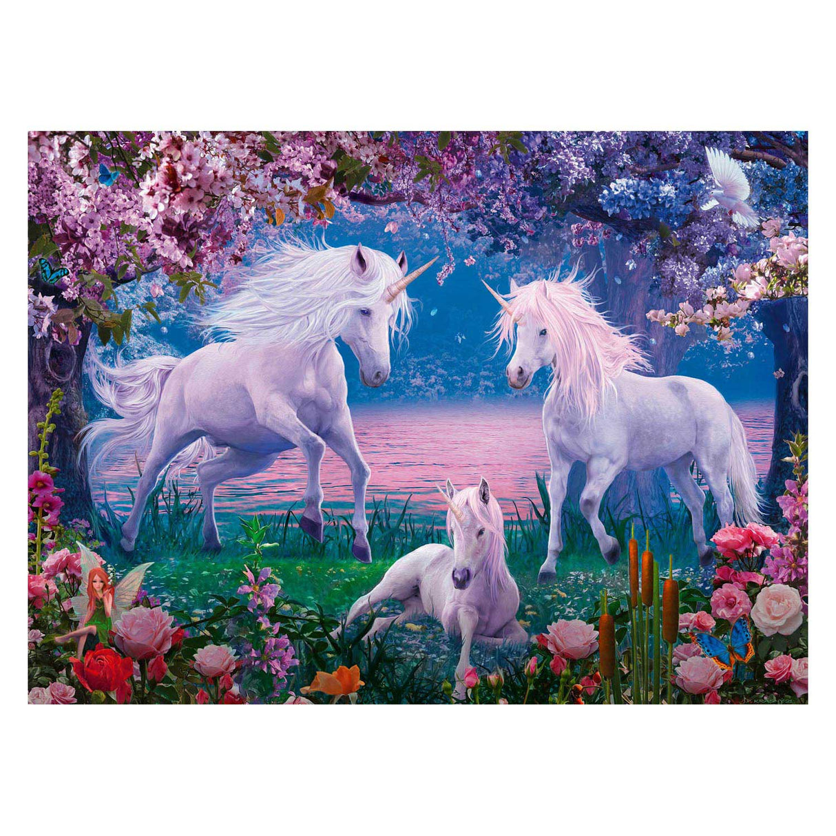 Ravensburger - Puzzle verzaubert unicorns 100th. Xxl