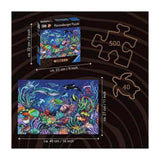 Puzal Adhmaid Ravensburger Faoin Farraige, 500 ríomhaire.