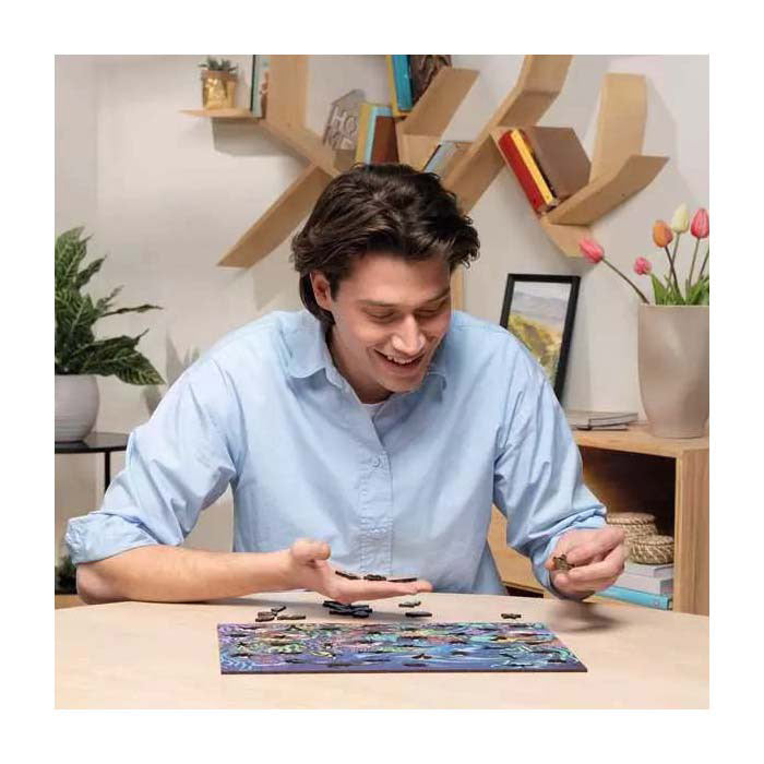 Puzal Adhmaid Ravensburger Faoin Farraige, 500 ríomhaire.