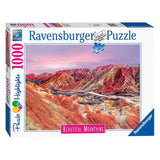 Ravensburger rainbow mountains puzzle, China, 1000 pcs.