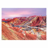 Ravensburger rainbow mountains puzzle, China, 1000 pcs.