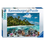 Ravensburger Puzzel en Tauchen an de Malediven, 2000 Stéck.