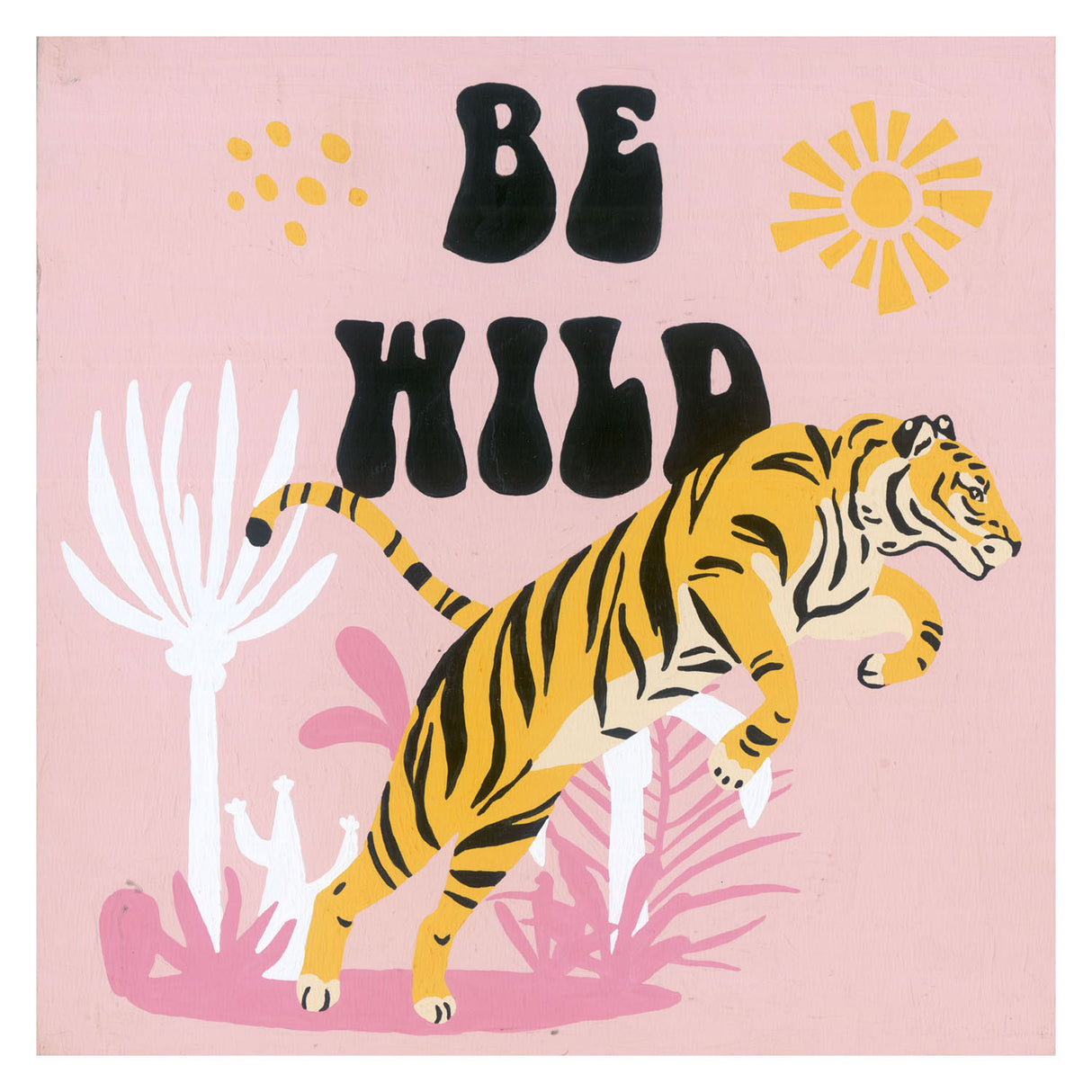 Maleri efter nummer - Vær vild