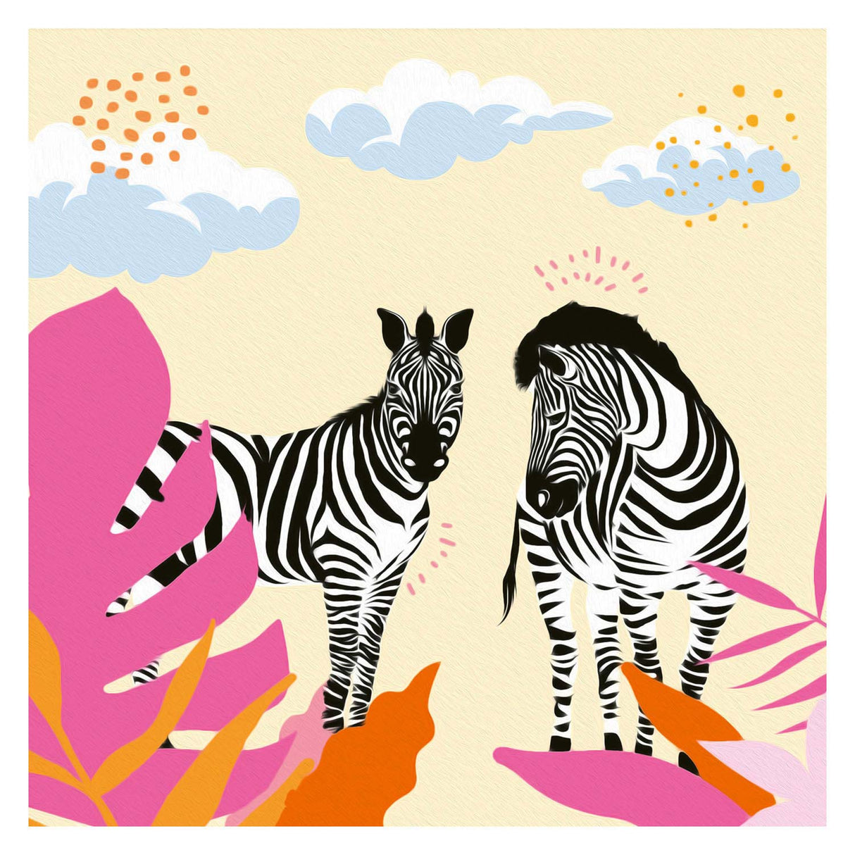 Peinture par numéro - Zebra