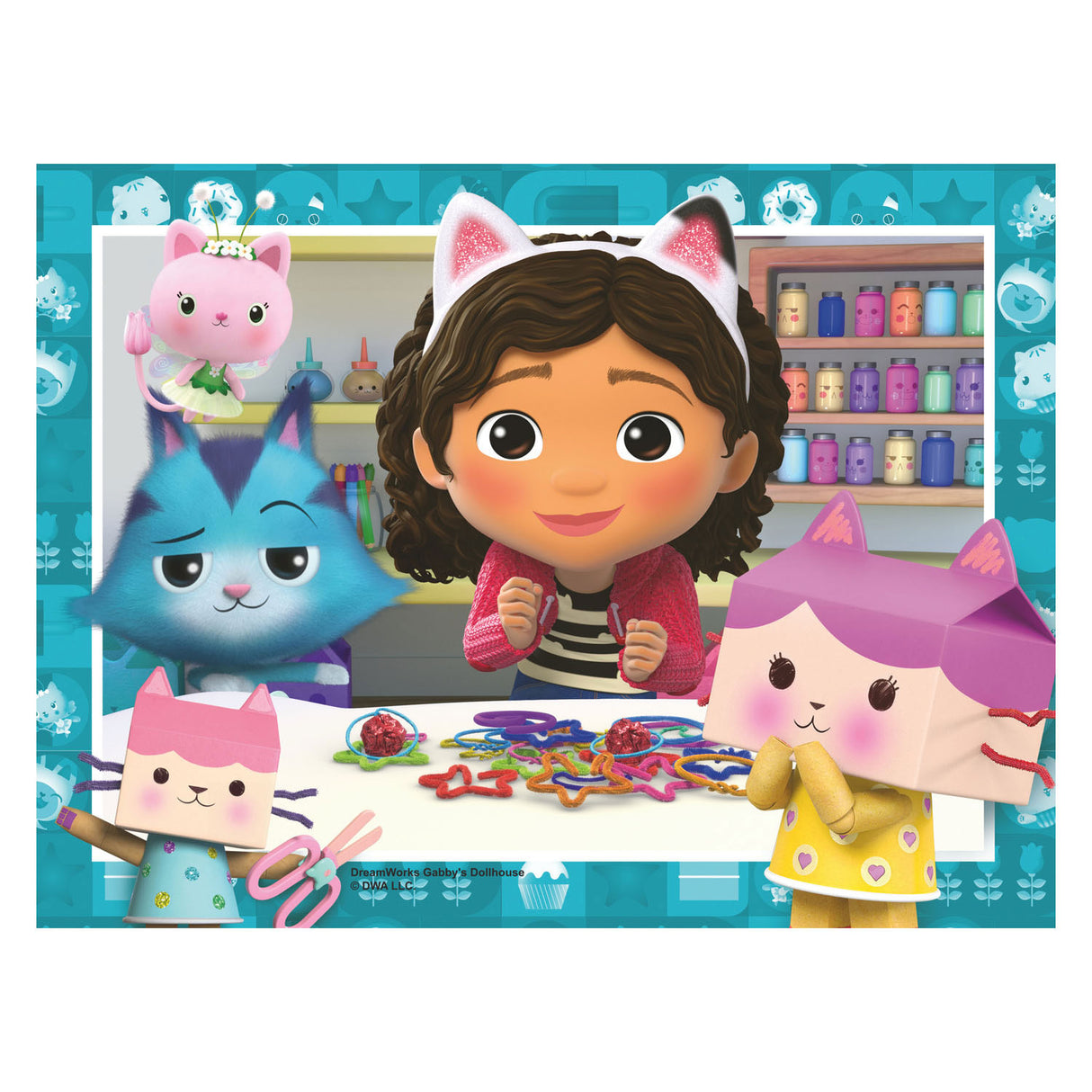 RAVENSBURGER - GABBY's Doll House Leg Puzzle 4in1