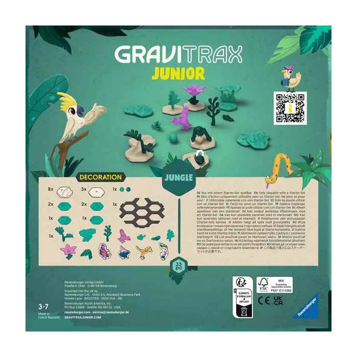Ravensburger Gravitrax Junior Expansiounset Set Dschungel