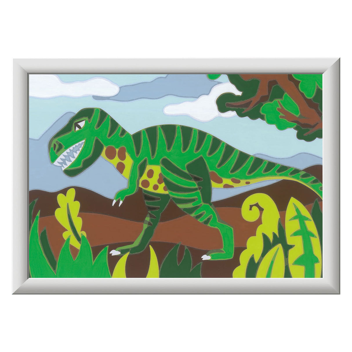 Ravensburger Creart Maleri ved nummer - Vandrende Dinosaurus