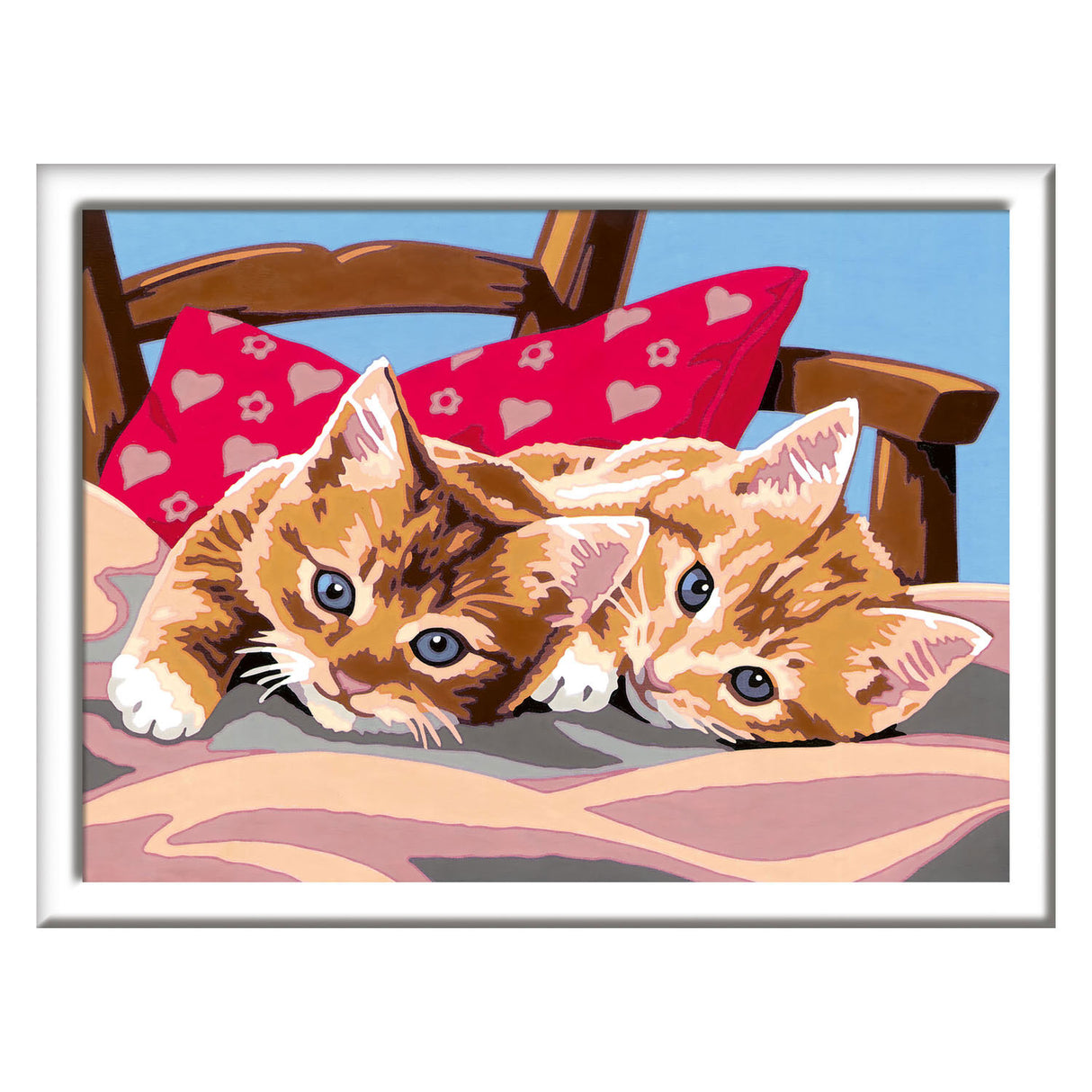 Ravensburger Creart Painting at number - Two cuddly cats