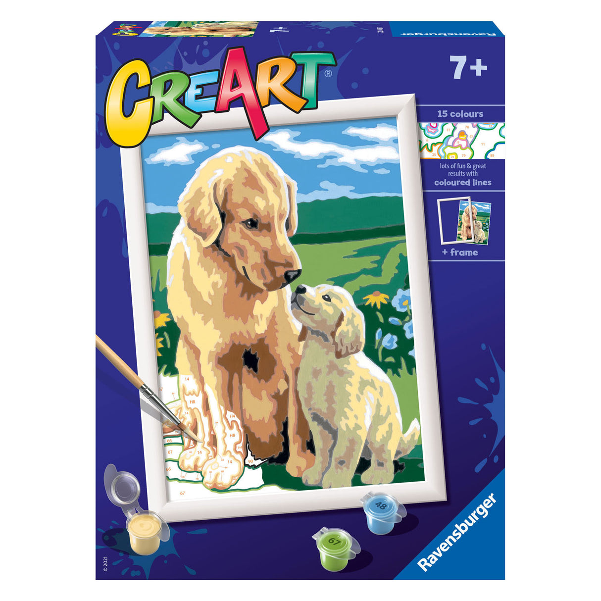 Ravensburger Creart Painting On Number - Mother Love