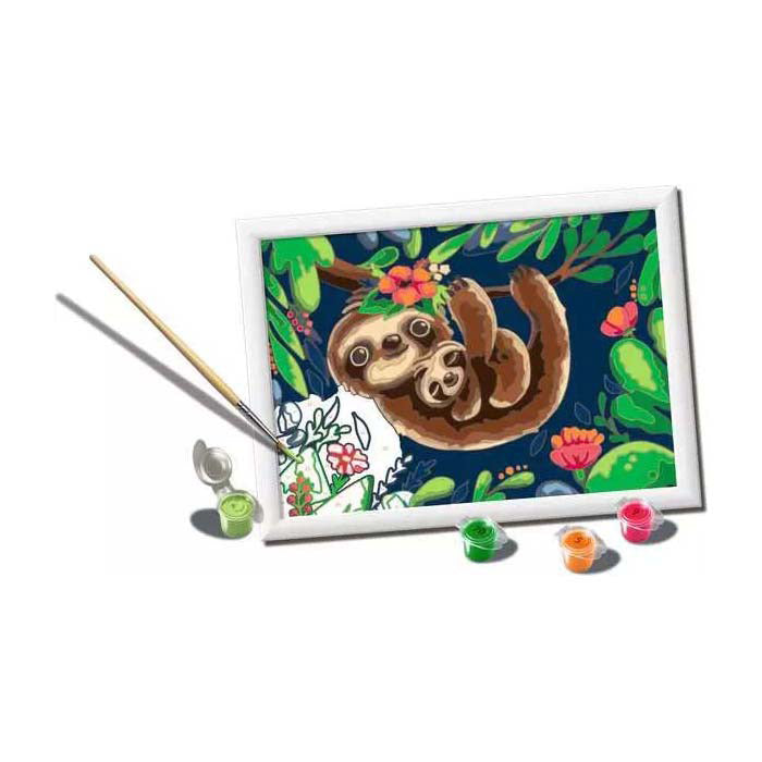 Pintura de Creart Ravensburger no número - preguiças fofas