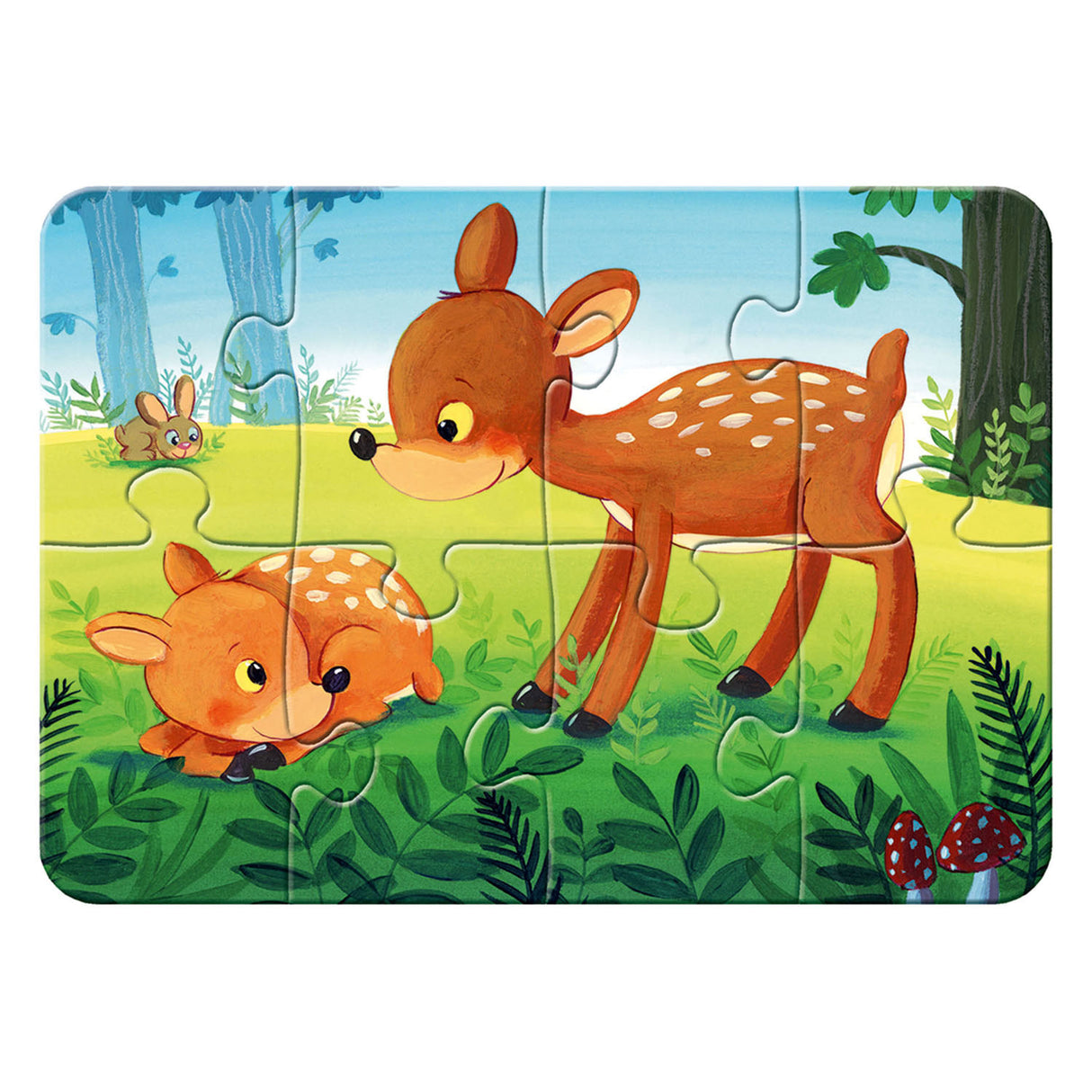 RAVENSBURGER puzzle puzzle piccoli animali, 4in1