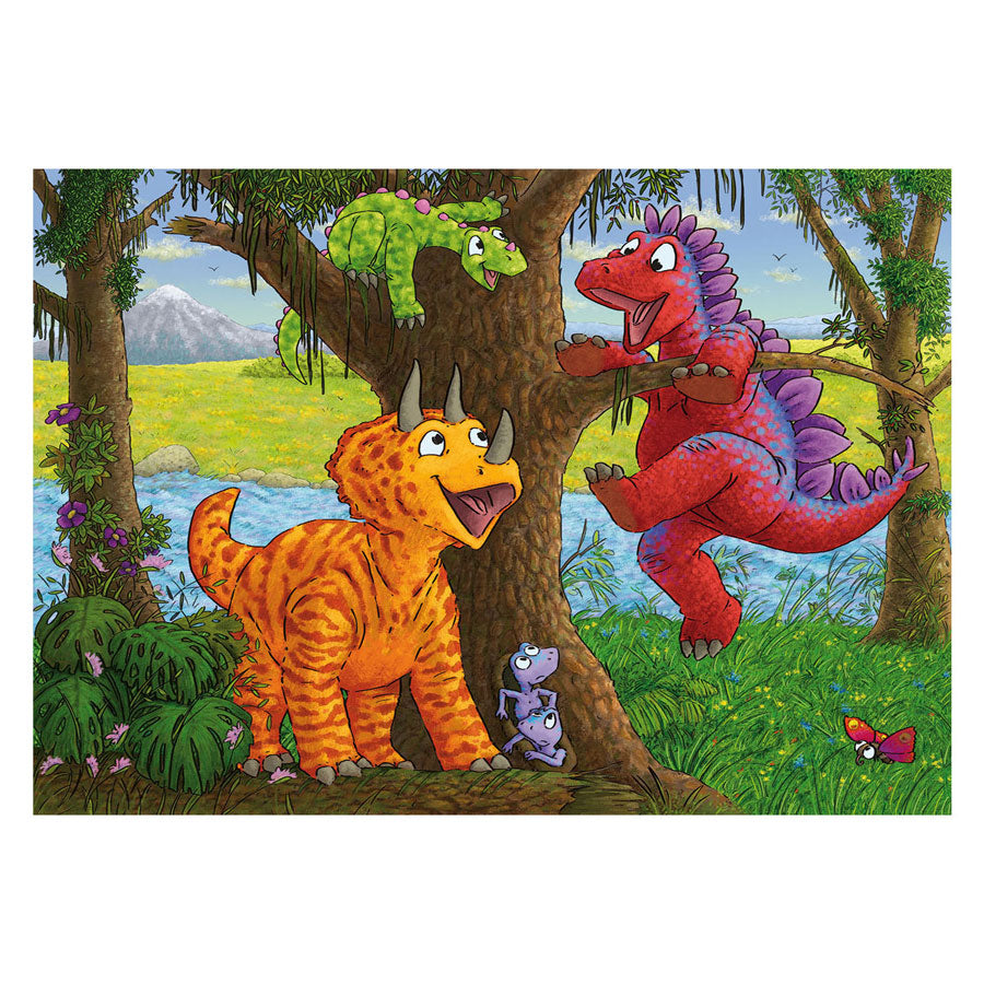Ravensburger Jigsaw Puzzle tocando dinos, 2x24st.