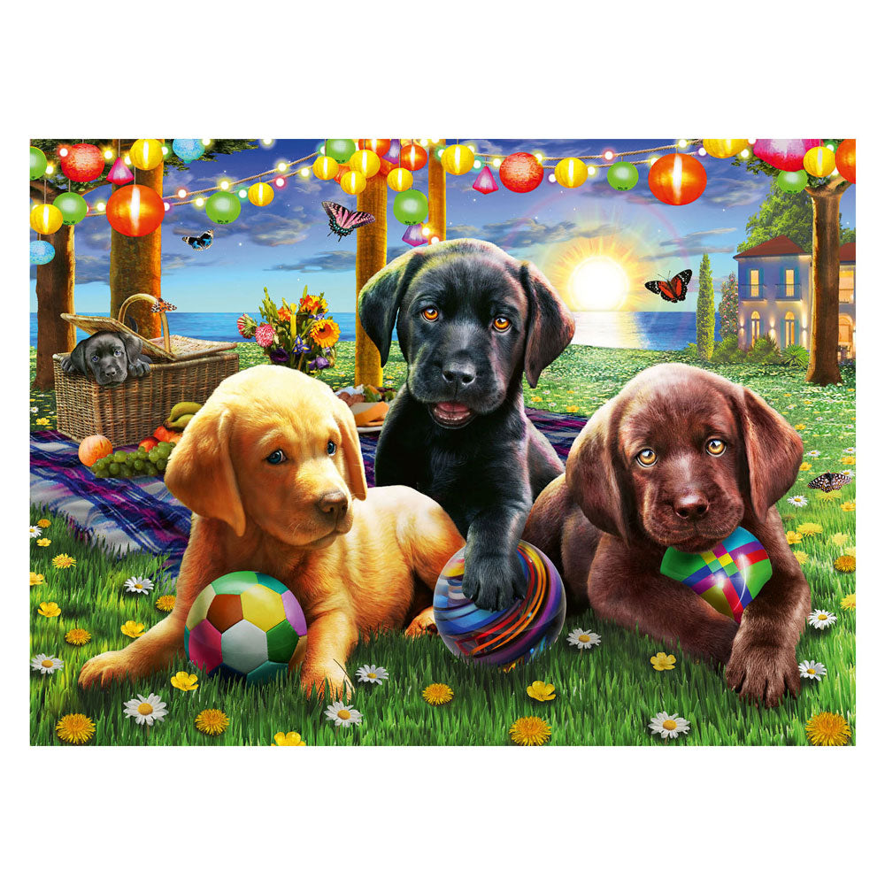 Ravensburger Jigsaw Puzzle XXL Dogs Picnic, 100º.
