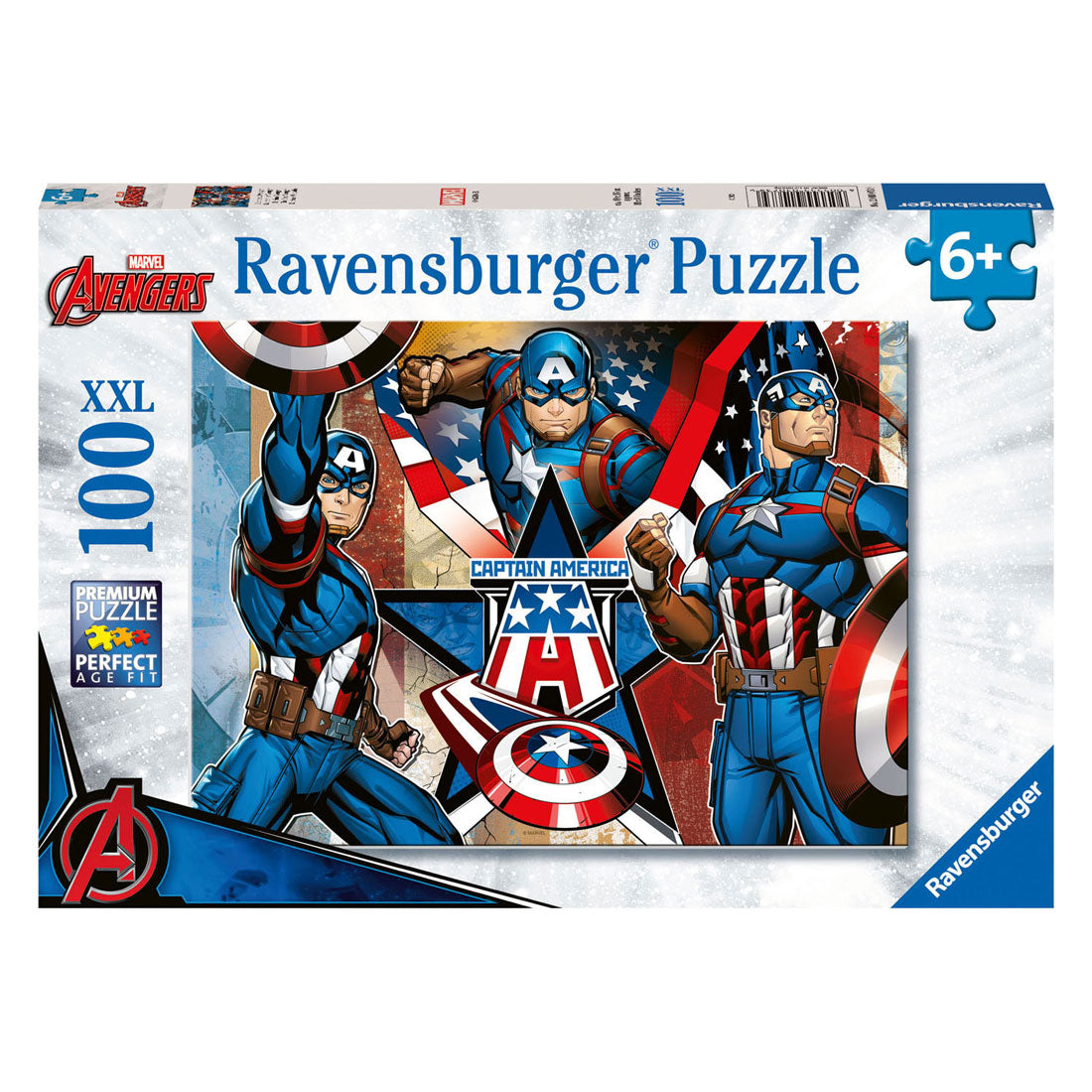 Ravensburger Jigsaw Puzzle XXL Capitão América, 100º.