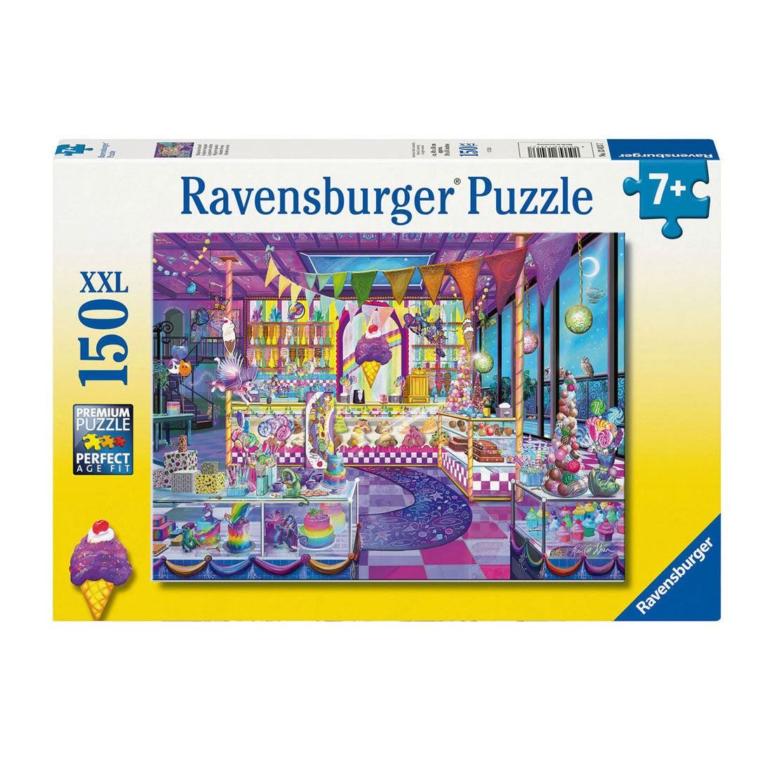 Ravensburger Jigsaw Puzzle XXL Ice Cream Stall, 150º.