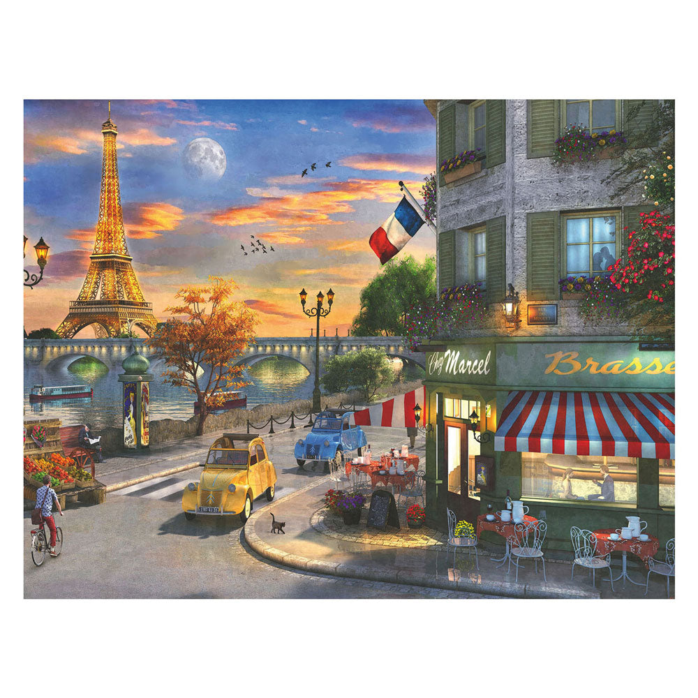 Ravensburger Jigsaw Puzzle romantyczny wieczór w Paryżu, 2000st.