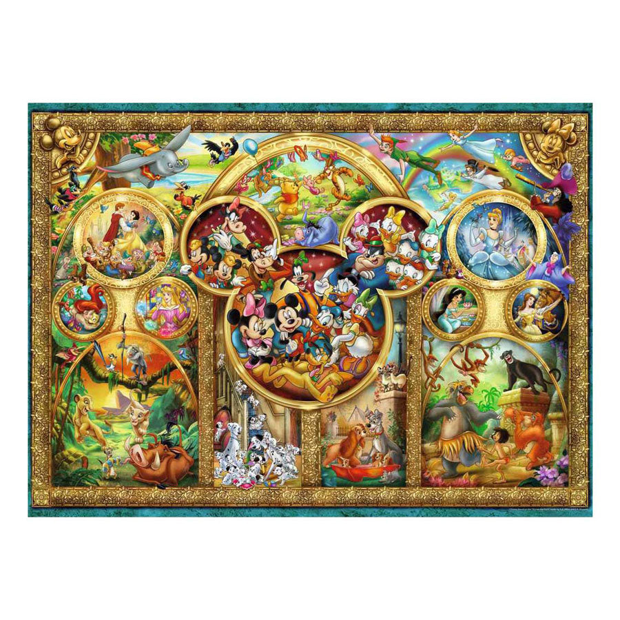 Puzzle Ravensburger Famiglia Disney, 500 pezzi.