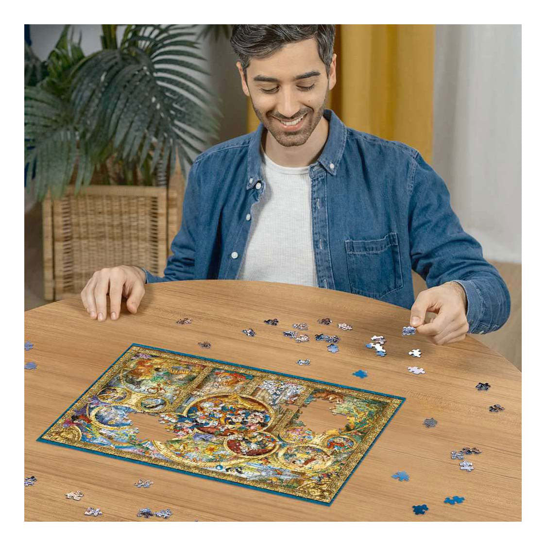 Puzzle Ravensburger Famiglia Disney, 500 pezzi.