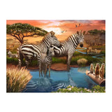 Ravensburger puzzle zebras at the watering hole, 1000 pcs.