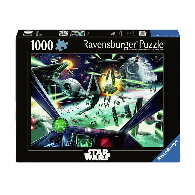 Ravensburger jigsaw puzzle star wars x-wing cockpit, 1000 pcs.